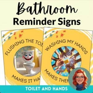 Bathroom Reminder Signal Signs