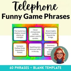 Telephone Game Phrases - Great for Morning Meeting