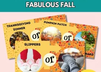 This or That: Fall Edition Movement Brain Break Google Slides No Prep