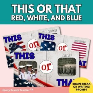 Patriotic Classroom Activity | Fun Movement & Choice Game | Morning Meeting